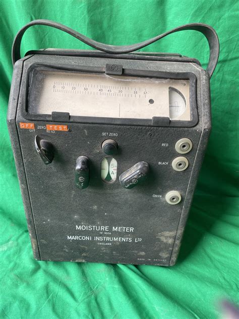 Vintage Marconi TF933A Grain Moisture Meter for sale online 